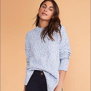 Lou and Grey Sweater Baby Blue Space Dye